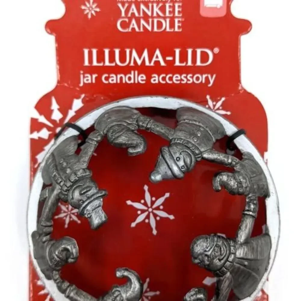 Yankee Candle Illuma-Lid Jar Candle Accessory Snowmen